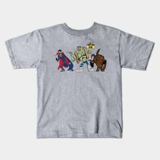 Beware of Hitchhiking Monsters Kids T-Shirt